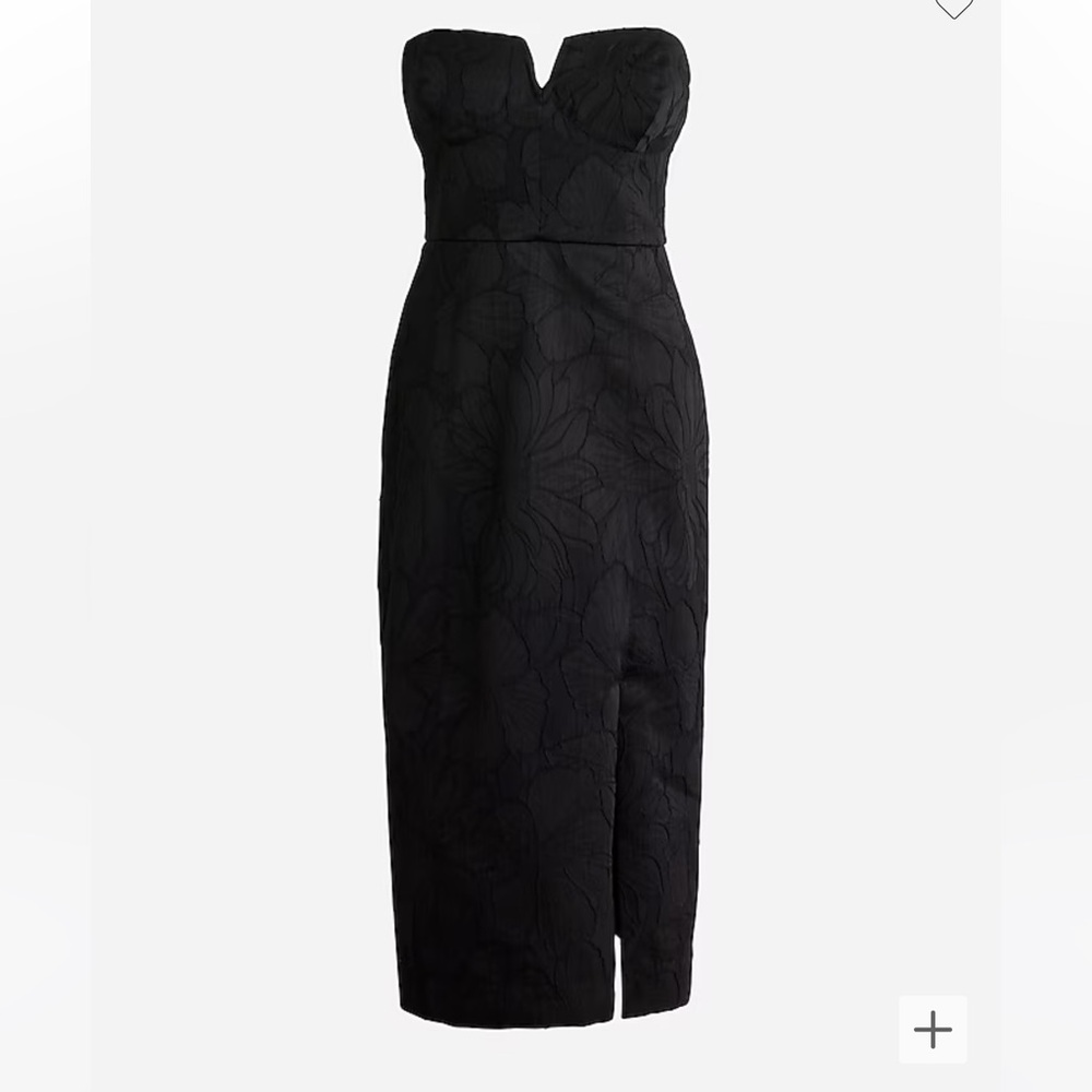 Jcrew Jacquard dress with sweetheart neckline